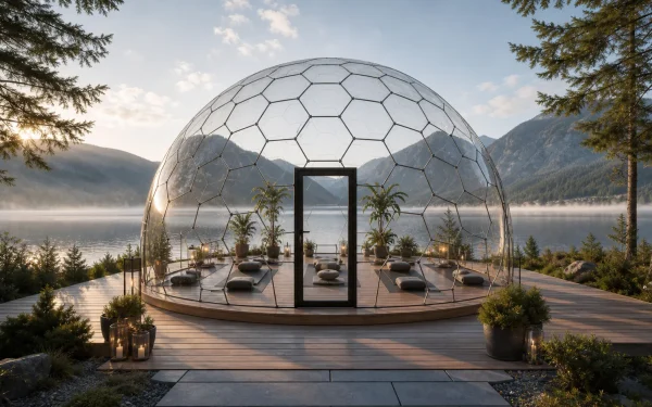 AvoraDome wellness dome designed for relaxation and recovery
